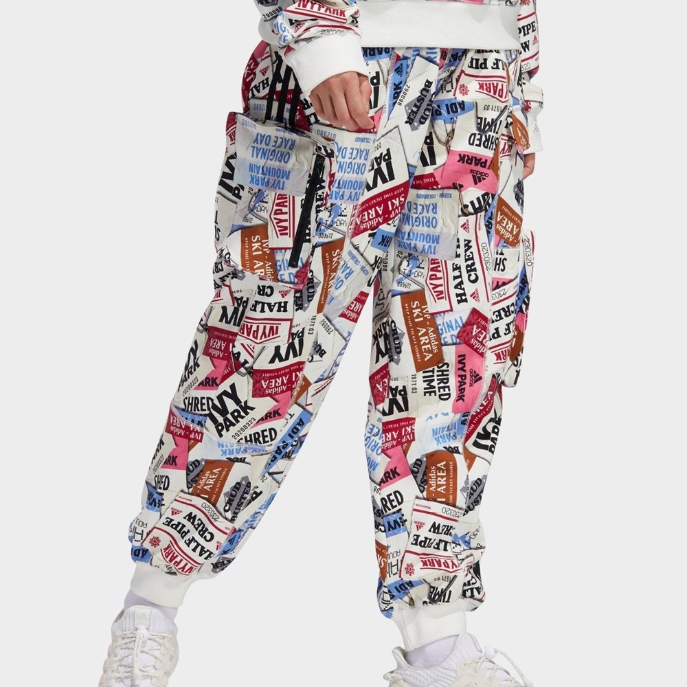 adidas x Ivy Park Ski Tag Sweat Pants (All Gender) Multicolor Size L